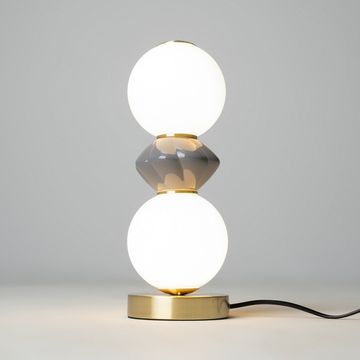 Настольный светильник 10W 3000К MOD362TL-L10GR3K латунь/белый Brosche Maytoni