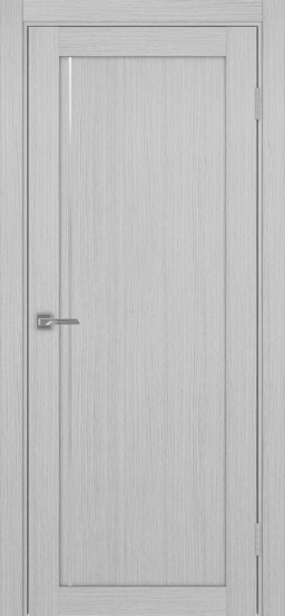 Межкомнатная дверь Optima Porte ТУРИН 565АППSC.11 Молдинг AL мат.хром