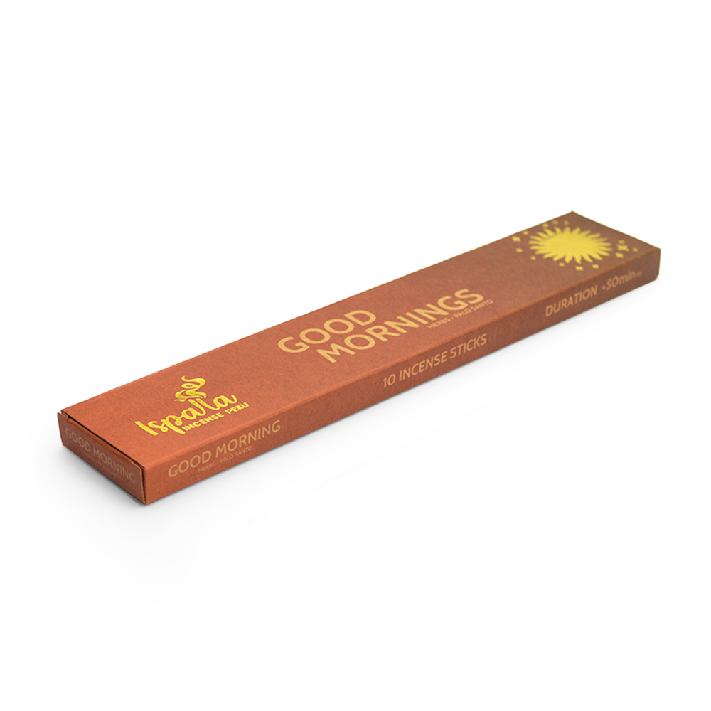 Благовония ISPALLA Palo Santo «Доброе утро»  (10 шт/1 упаковка)