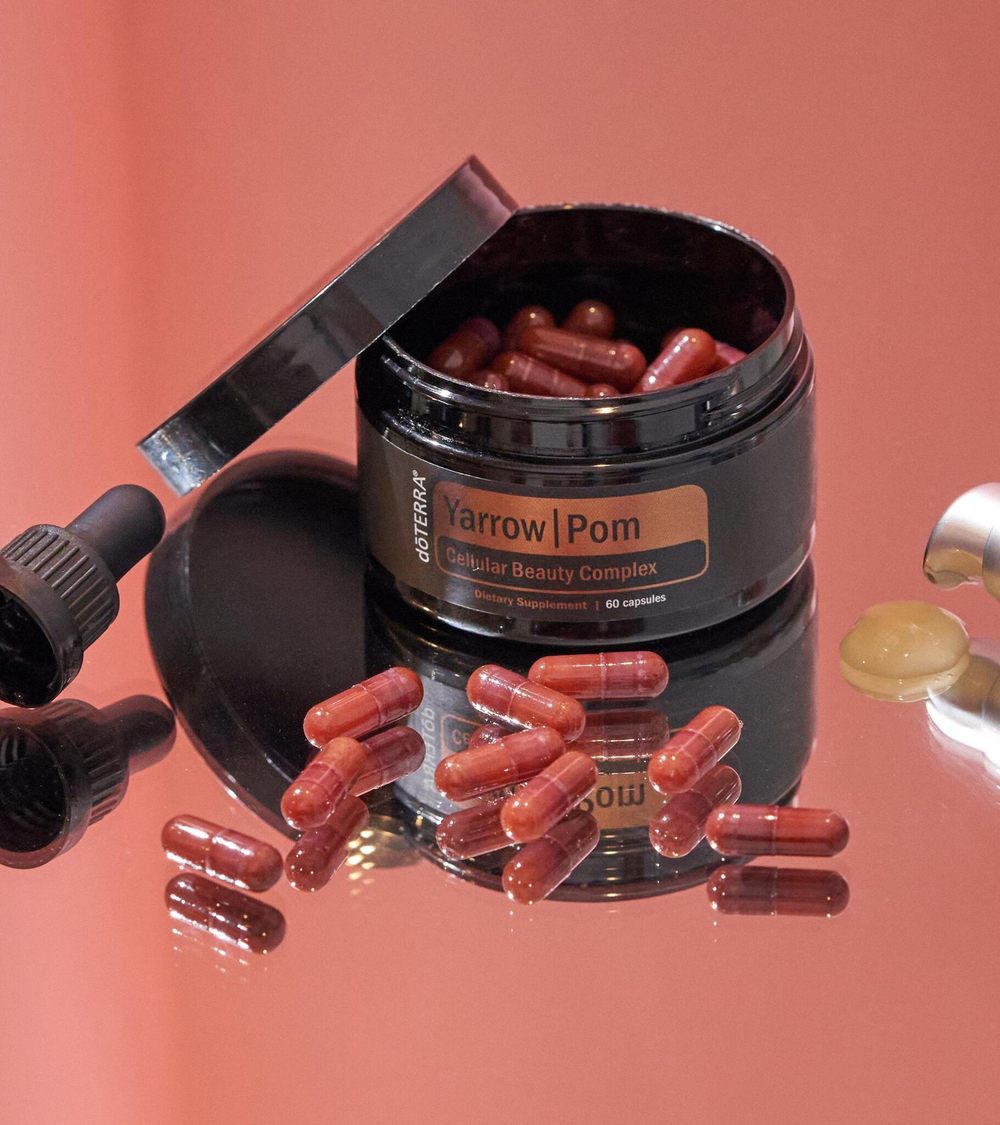 doTERRA Тысячелистник/Гранат Клеточный бьюти-комплекс в капсулах, Yarrow|Pom Capsules, 60 капсул