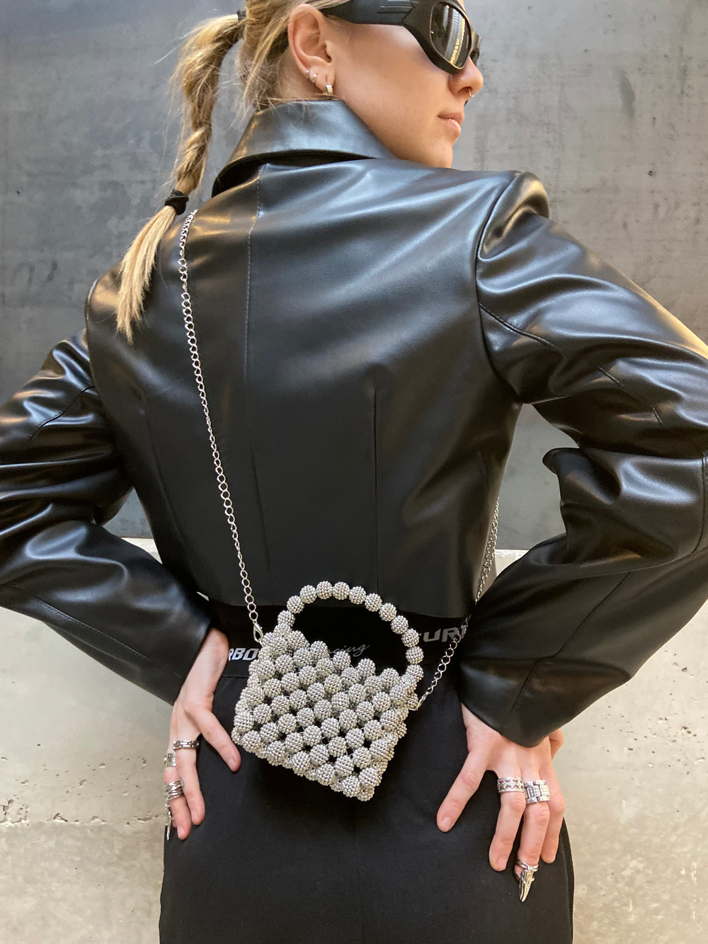 BYSASHAZEMLYA metal bag