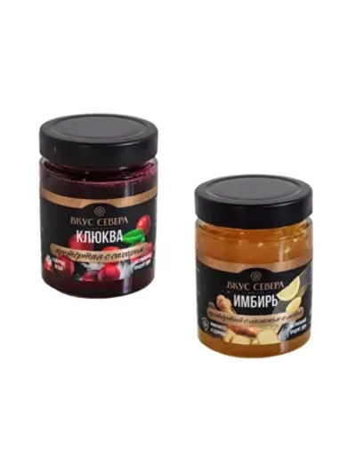 Клюква протертая и Малина Облепиха Имбирь