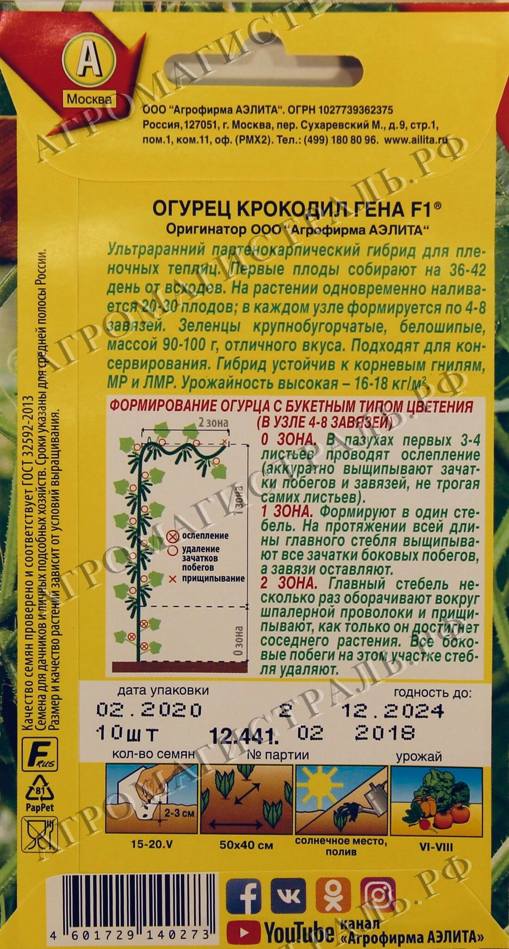 Огурец Крокодил Гена Аэлита Ц