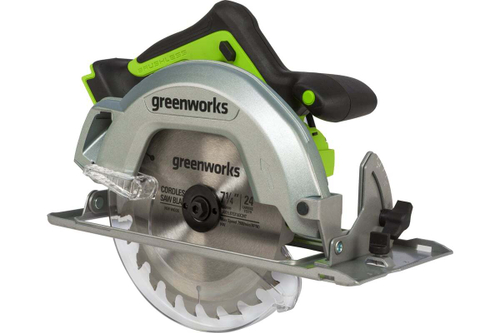 Пила дисковая аккумуляторная GREENWORKS 24 V без акк и з/у   1500907