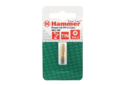 36727 Бита Hammer Flex 203-106 PB PH-3 25mm (1pc) TIN, 1шт. Hammer 203-106