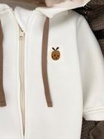 Комбинезон утепленный "Ягодка" с лапкой (62-74),с манжетом (80-86)