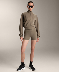 Oysho Шорты Comfortlux с высокой посадкой и длиной 10 см, темно-серый