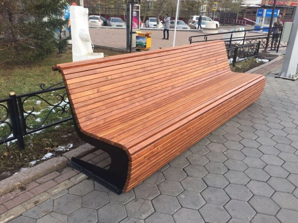 Скамья Набережная со спинкой