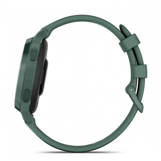 Умные часы Garmin Lily 2 Active цвета Jasper с зеленым силиконовым ремешком