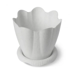 Горшок Эдельвейс с поддоном 9,5л Д29см мрамор С194М (комплект 8 шт)