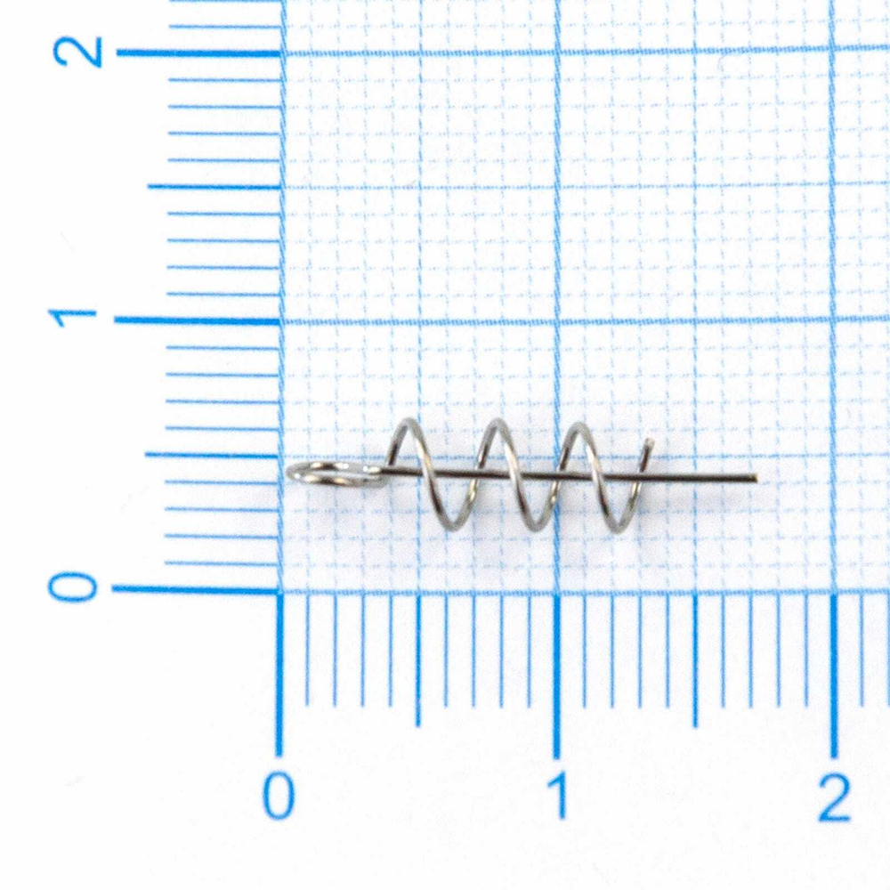 Спираль с направляющей для фиксации приманки Fish Season, средняя (4мм), ухо 3мм (10шт/уп)