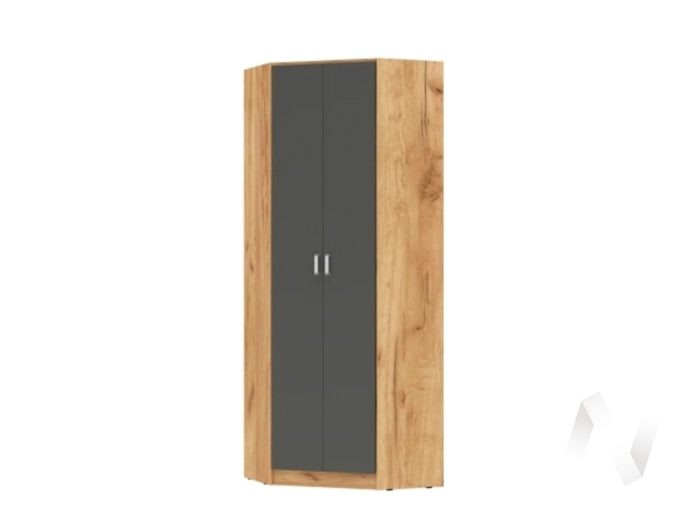 Шкаф угловой Детская Мартина (дуб крафт/графит)