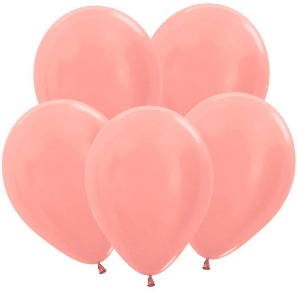 Шар (12"/30 см) Розовое золото (568), металлик 50 шт.