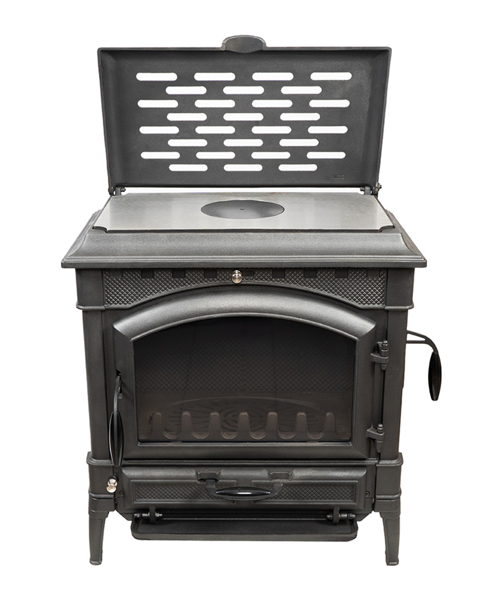 Чугунная отопительная печь Fireway JAZZ II с варочной поверхностью