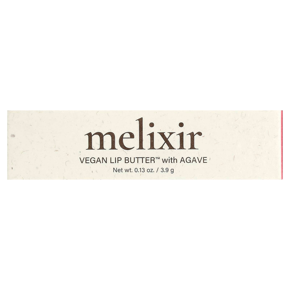 Melixir, Vegan Lip Butter™ с агавой, 10 порций, 3,9 г (0,13 унции)