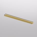 TR5736-SB Декоративная заглушка желоба трека SHINE BASE, 20см, сатинированная латунь, алюминий