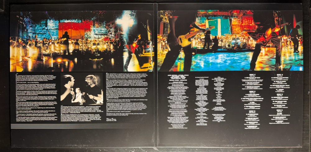 Metallica With Michael Kamen Conducting The San Francisco Symphony Orchestra ‎– S&M 3LP (Европа 2015г.) Т