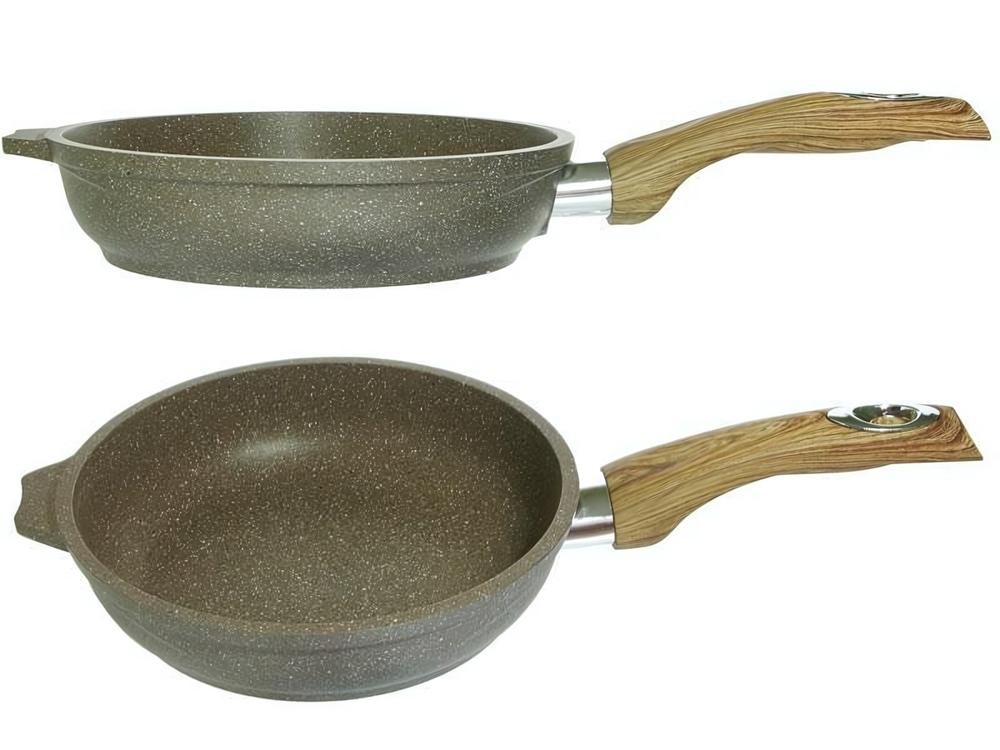 Сковорода 18см Гранит brown