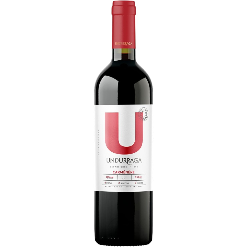 Вино U by Undurraga Carmenere 0,75 л.