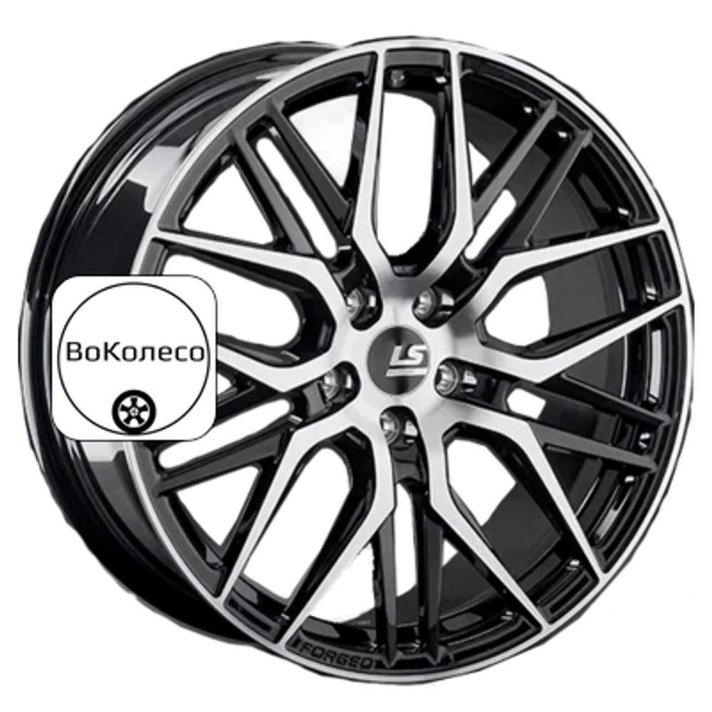 8x18/5x112 ET25 D66,6 LS FG04 BKF (конус, C570) LS Forged