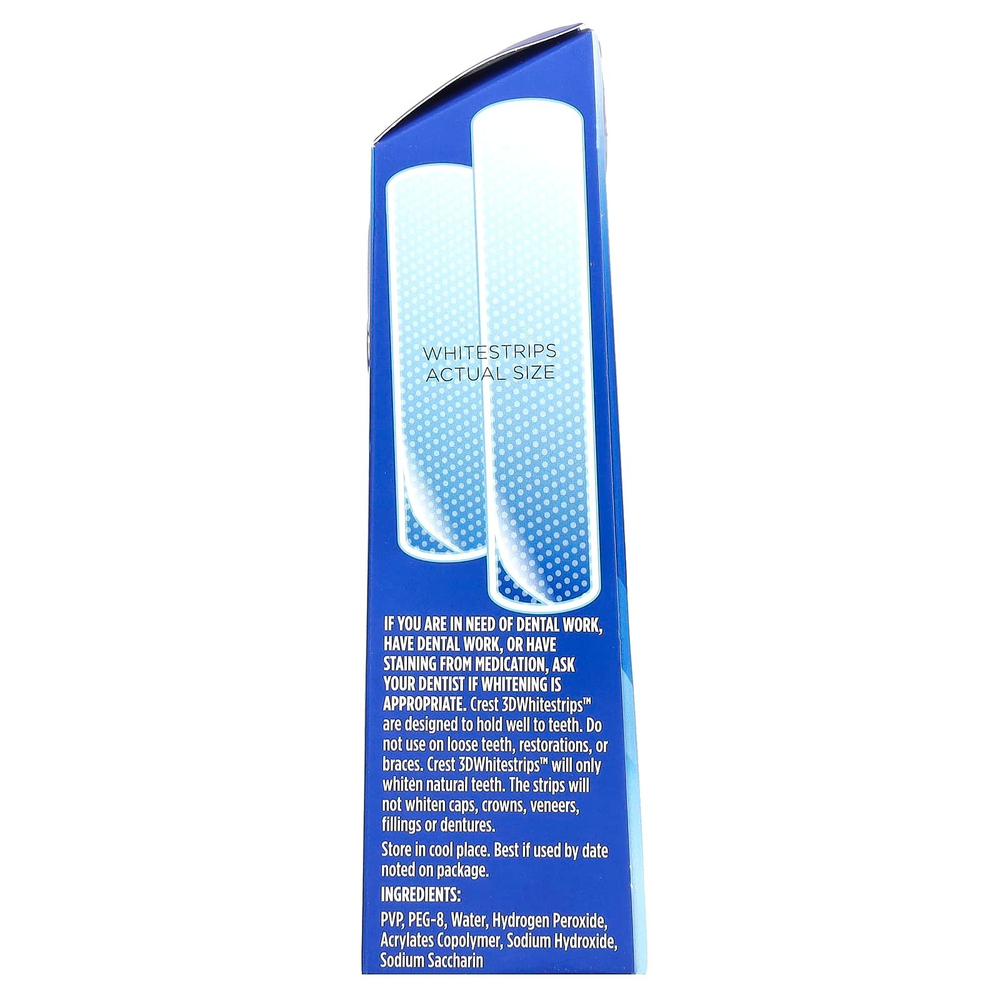 Crest, 3D Whitestrips, Glamorous White, комплект для отбеливания зубов, 28 полосок