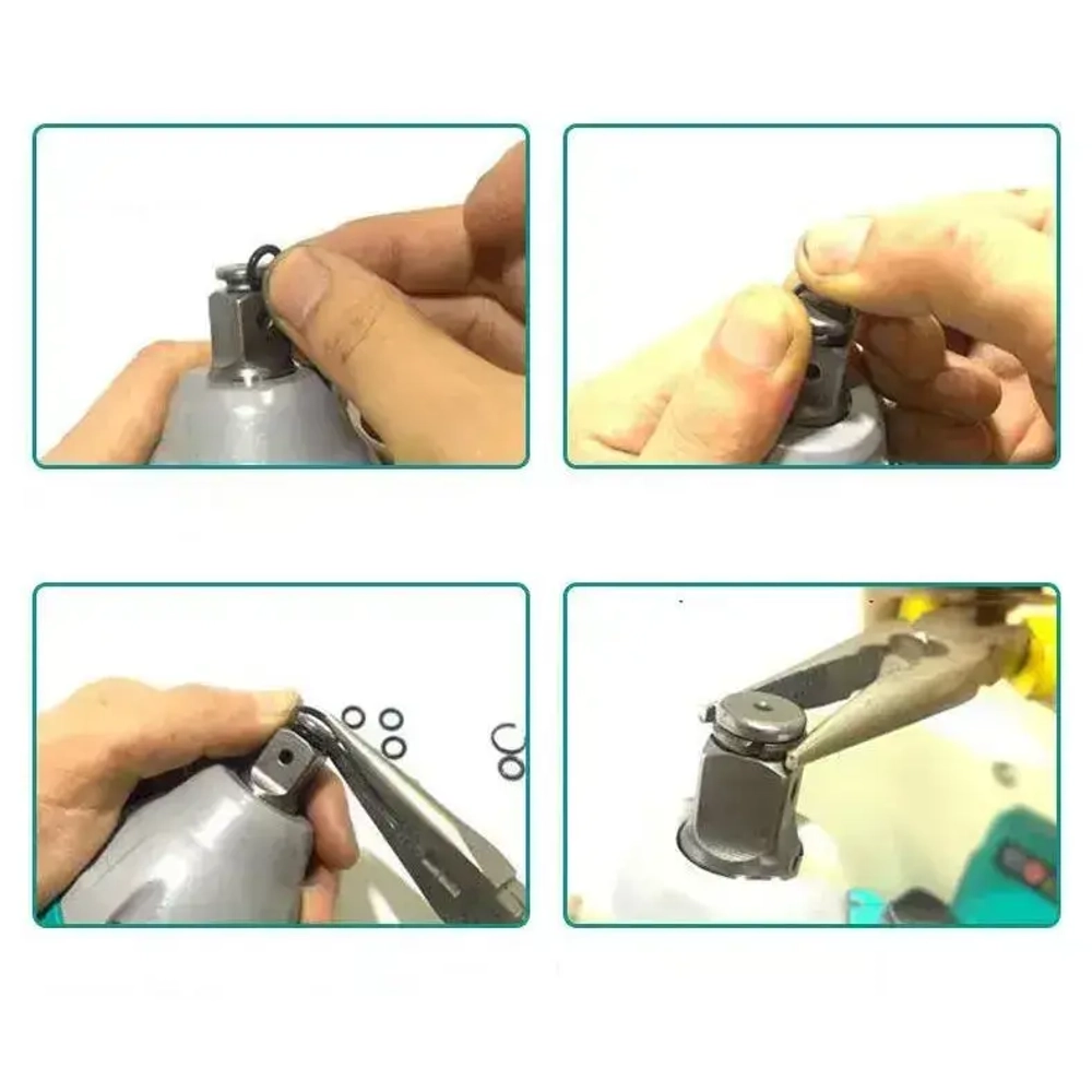 3шт стопорные кольца для гайковерта с резинками