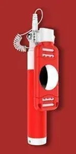 Монопод для смартфона Devia 360 Degree Rotation Selfie Stick (Drive-By-Wire) (Red)