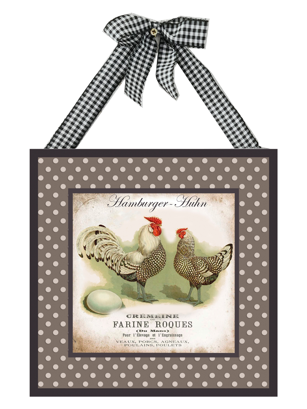 Картины на стену для интерьера набор 4 шт панно для кухни "Ферма" 20*20 см