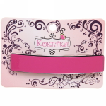 Заколка автомат «Lady Collection - Джереми», прямоуг., 6 цветов, 8,5*1,5см (Кокетка)