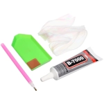 Набор для творчества «ЧУДО-МИШКА», цвет сиреневый, ушко и носик серебро, 22*10см (коробка)