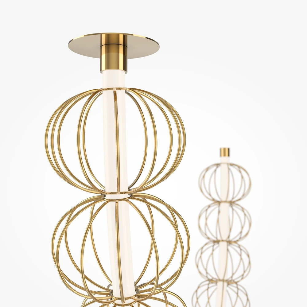 Подвесная люстра Maytoni GOLDEN CAGE MOD216PL-L42G3K