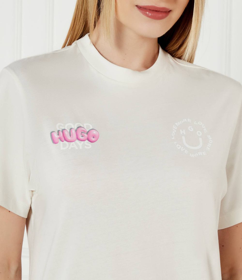 Футболка Hugo Blue - экрю(50537239)