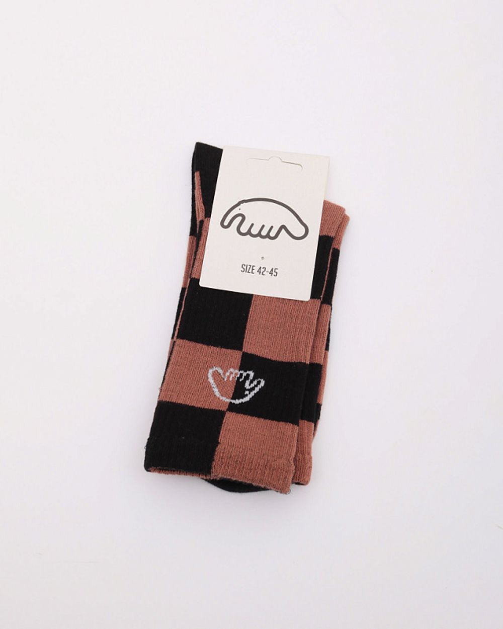 Носки Anteater Big Check Коричневые