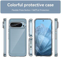 Усиленный чехол с мягкими рамками для Google Pixel 9 Pro, увеличенные защитные свойства