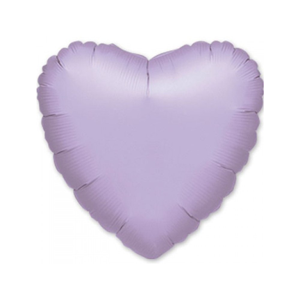 Шарик сердце сиреневое