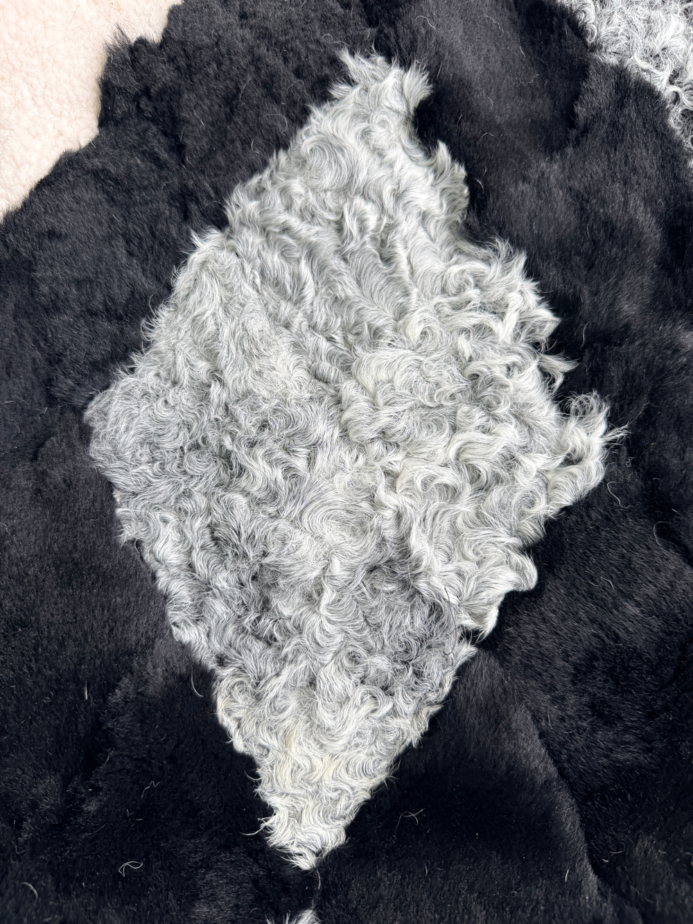 Покрывало меховое ковер из шкуры овчины