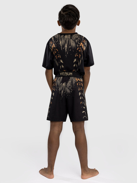 Шорты ММА детские Venum Tiger Black/Neo Orange