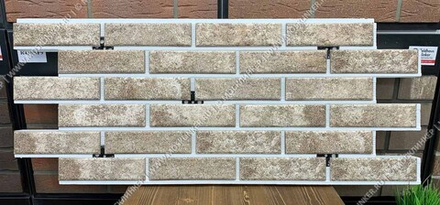 Клинкерная фасадная термопанель, плитка BestPoint Exclusive hard stone, ППС (пенополистирол), 1025x455 толщина 50 мм