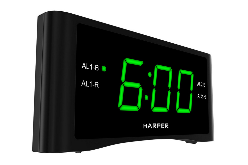 Радиочасы Harper HCLK-1006 Green