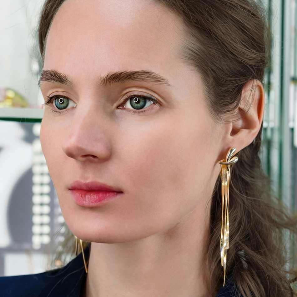 Серьги Fiore Luna ABE30878-01 G