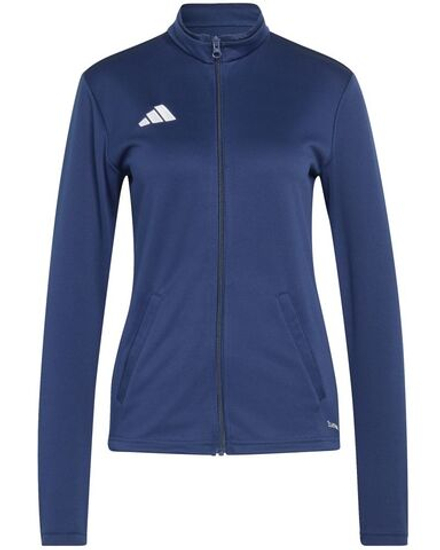 Женская теннисная куртка Adidas Entrada 26 Training - navy blue/white