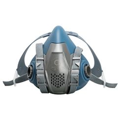 Полумаска О2 8703 силикон, многоразовая