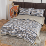 Комплект постельного белья Сатин с Одеялом 100% хлопок на резинке OBR133