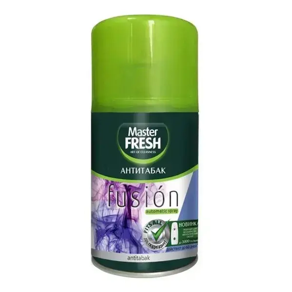 Освежитель воздуха сменный баллон 250мл Master FRESH Антитабак