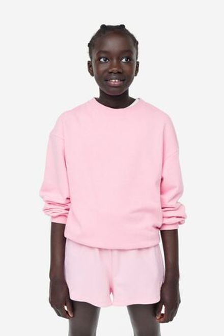 H&M Хлопковые шорты,  светло- розовый