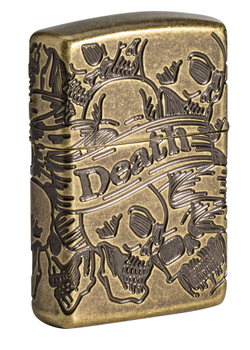 Зажигалка Armor™ Freedom Skull Antique Brass™ ZIPPO 49035