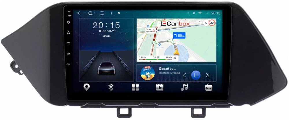 Магнитола для Hyundai Sonata 2020+ - Canbox 10-317 Android 10, 8-ядер, SIM-слот