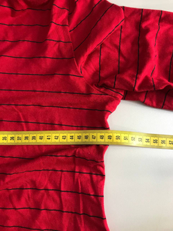 Лонг в полоску, визуально 50 размер