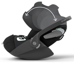 Коляска 3 в 1 Cybex Priam IV Rosegold complete и автокресло Cloud T i-Size Sepia Black Plus Leaf Green