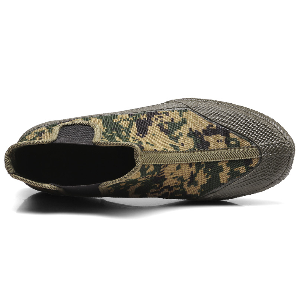 QIANGREN Lightweight Abrasion Resistant Canvas Liberation Shoes Unisex Green